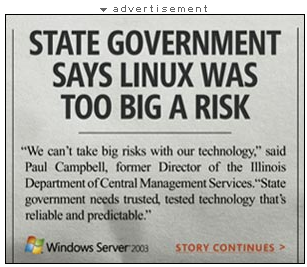 State government says Linux is risky