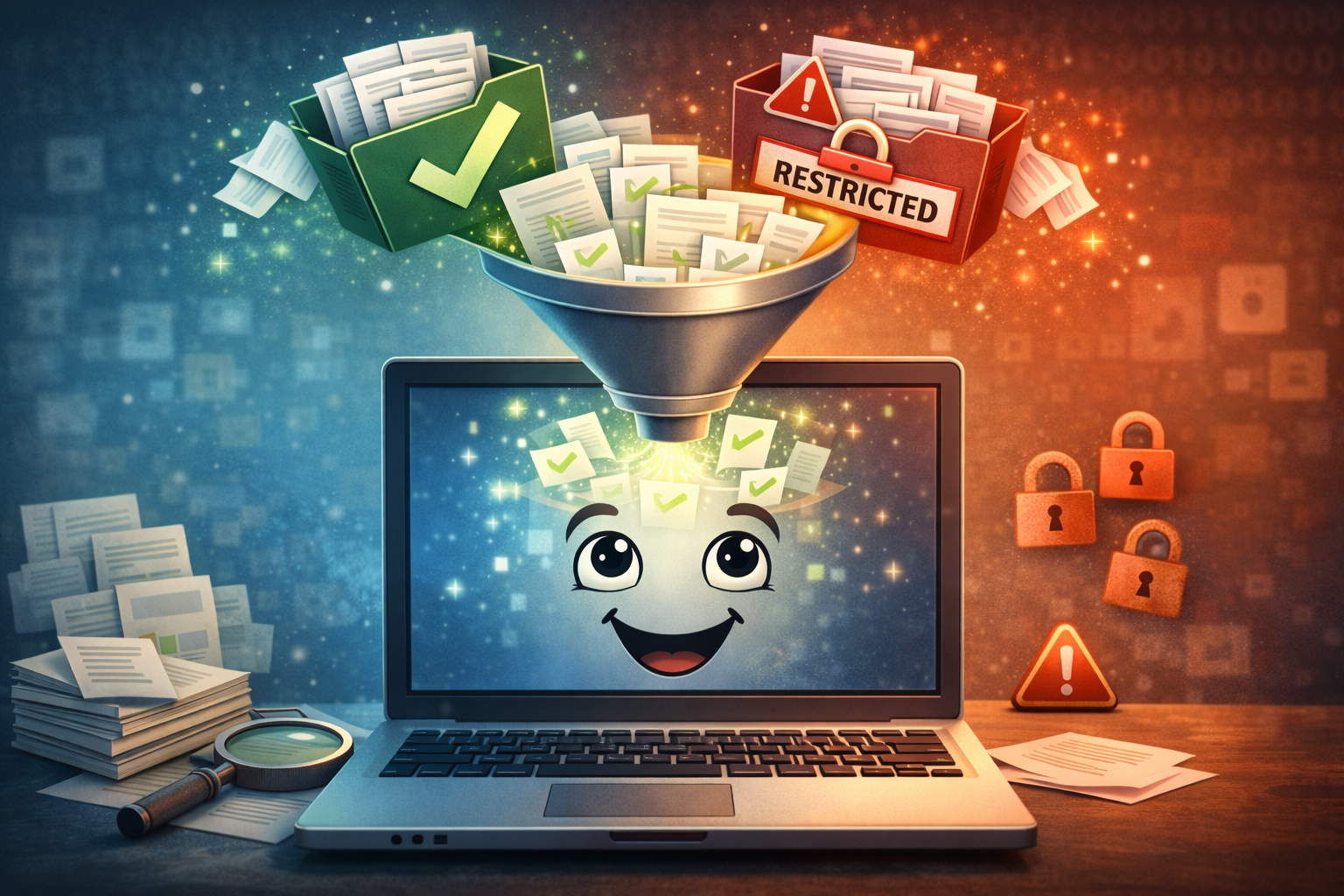 Happy AIs never see data they shouldn't have